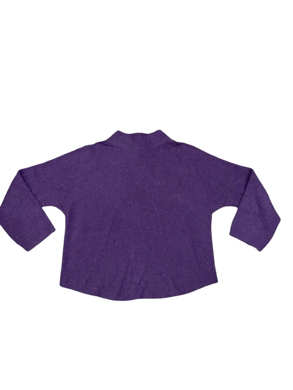 🌟 Lululemon Boxy Cotton-Blend Sweater Heathered Vintage Plum M/L - Picture 4 of 14